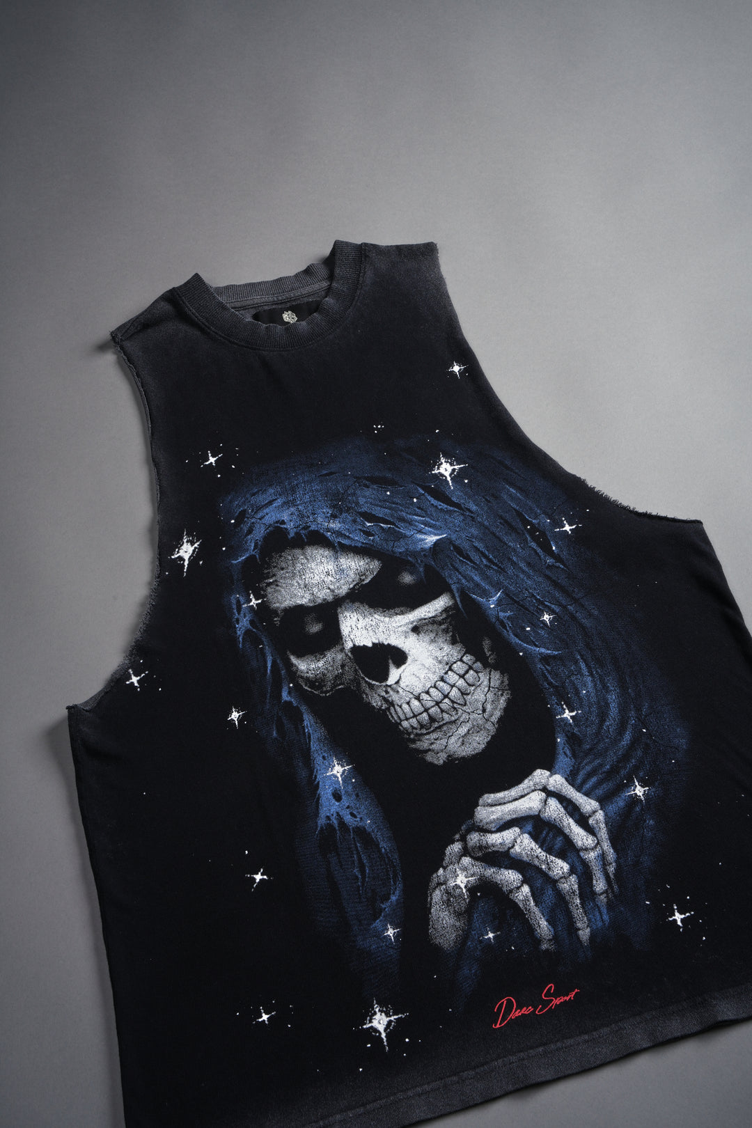 Grim Future "Tommy" Muscle Tee in Black