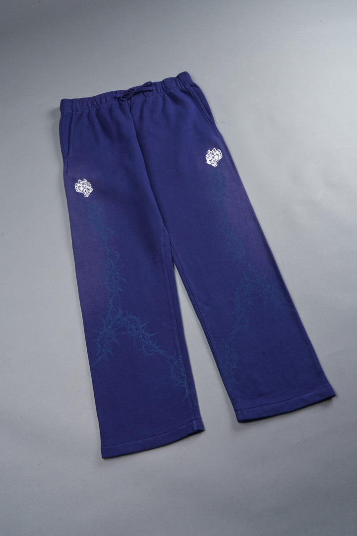 Exo Thorns Bigelow Sweat Pants In Royal Navy Sun Fade