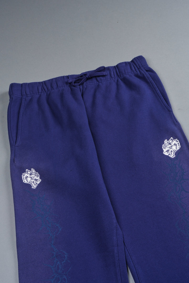 Exo Thorns Bigelow Sweat Pants In Royal Navy Sun Fade