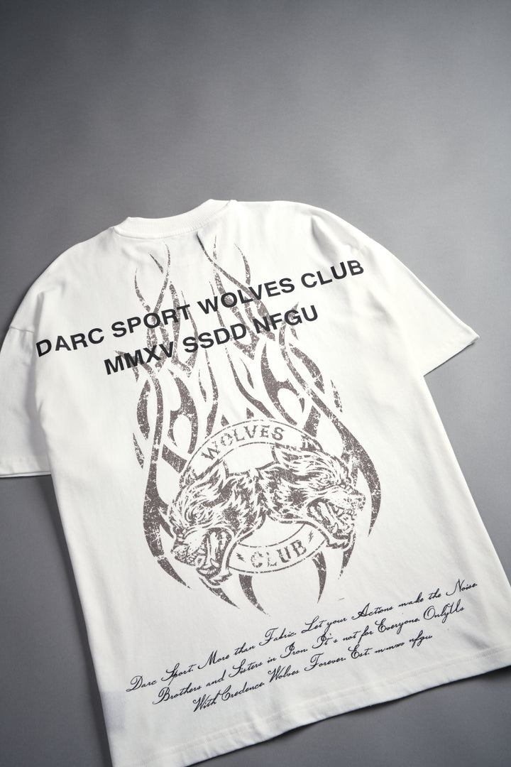Finite Flame "Premium" Oversized Tee in Cream