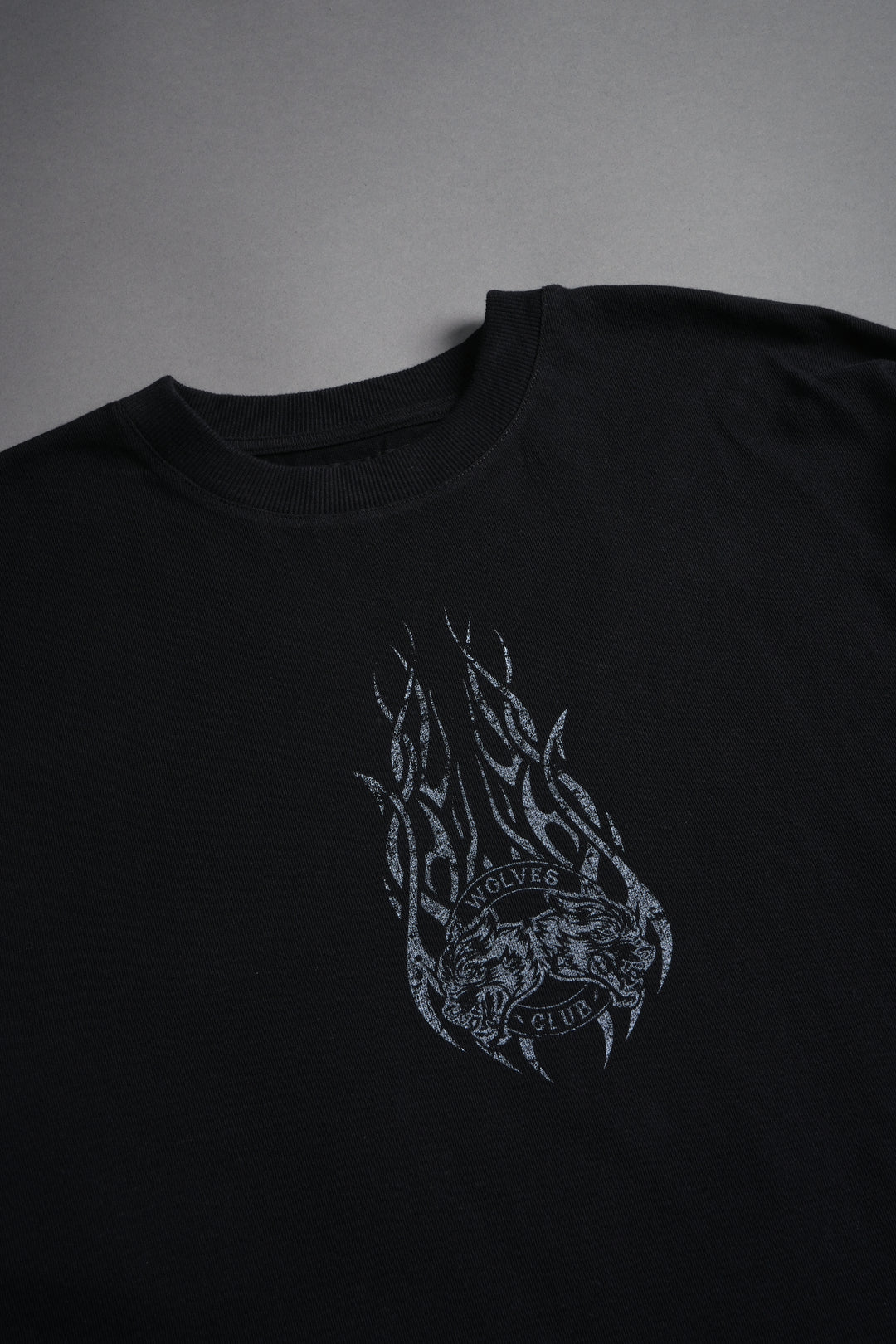 Finite Flame "Premium" Oversized Tee in Black