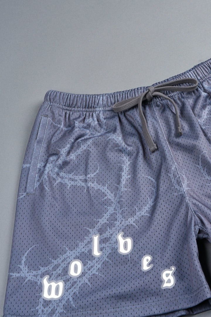 Thorns Frvr Mesh Shorts In Slate Gray
