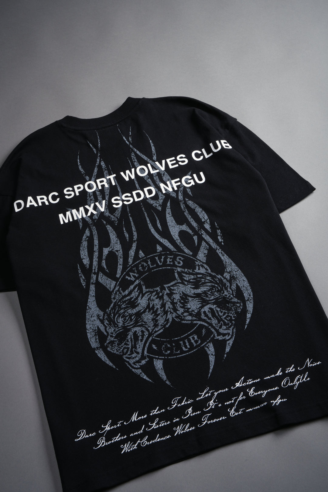Finite Flame "Premium" Oversized Tee in Black