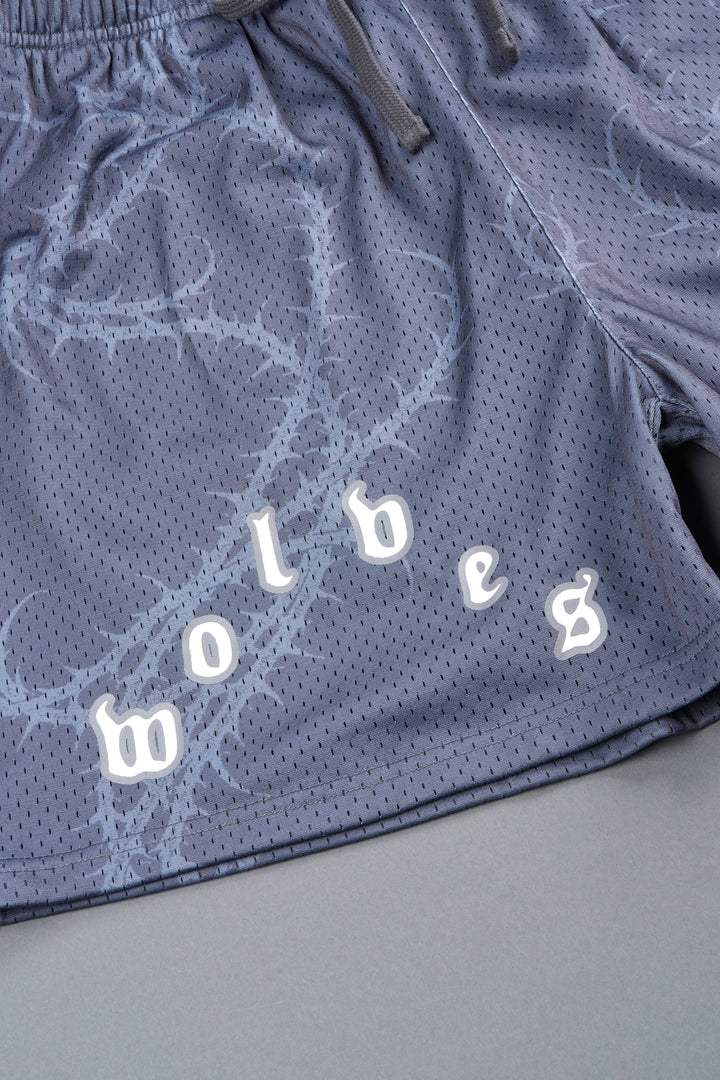 Thorns Frvr Mesh Shorts In Slate Gray