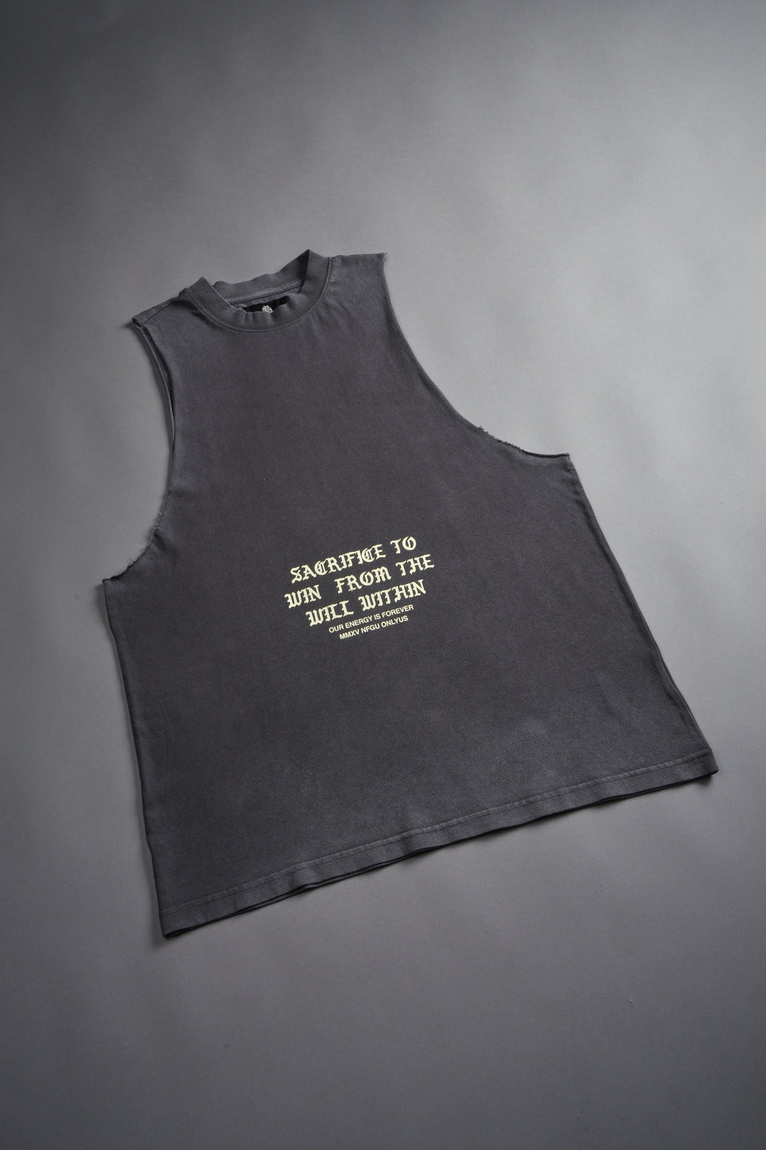 Wolf Sacrifice "Tommy" Muscle Tee in Wolf Gray