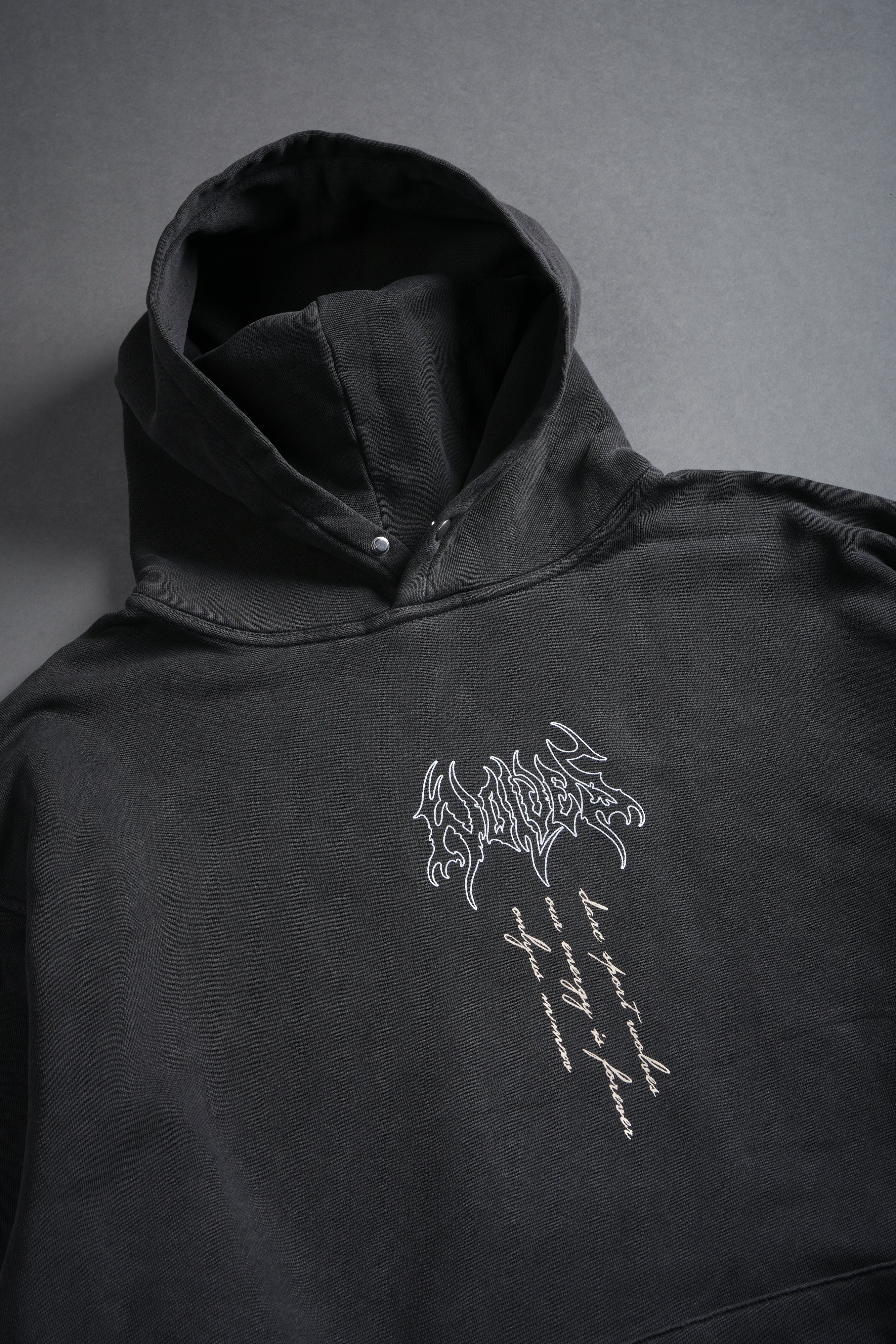 Behind the Mask "Pierce" Hoodie in Wolf Gray