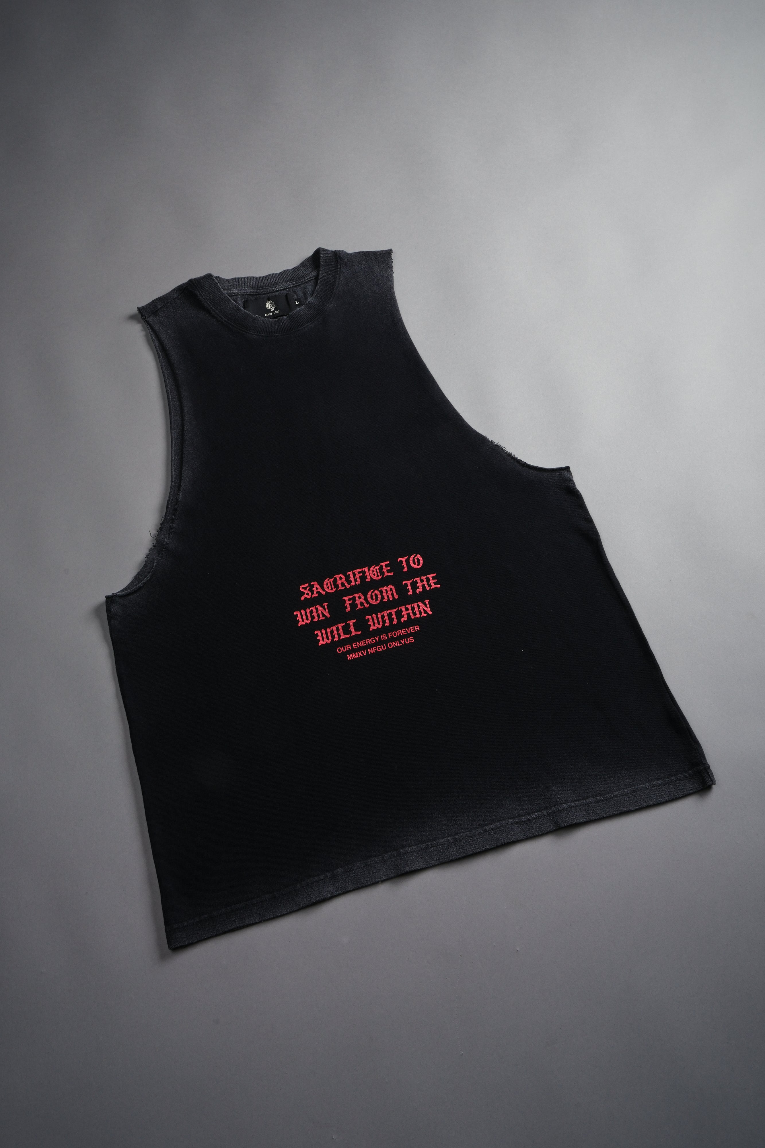 Wolf Sacrifice "Tommy" Muscle Tee in Black