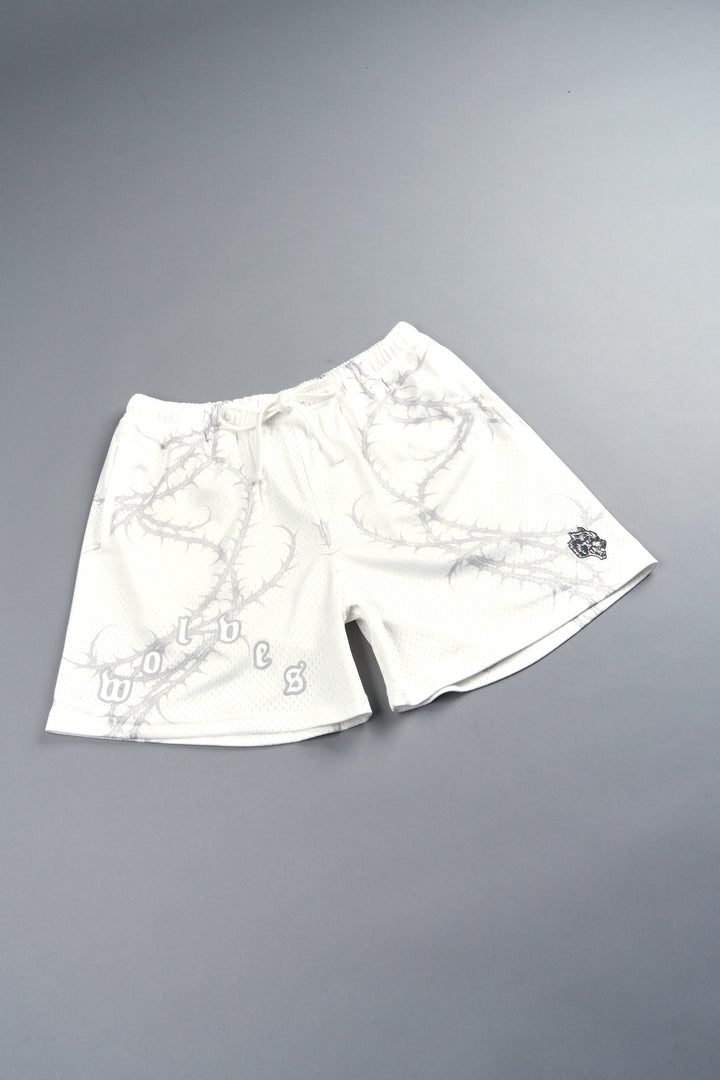 Thorns Frvr Mesh Shorts In White