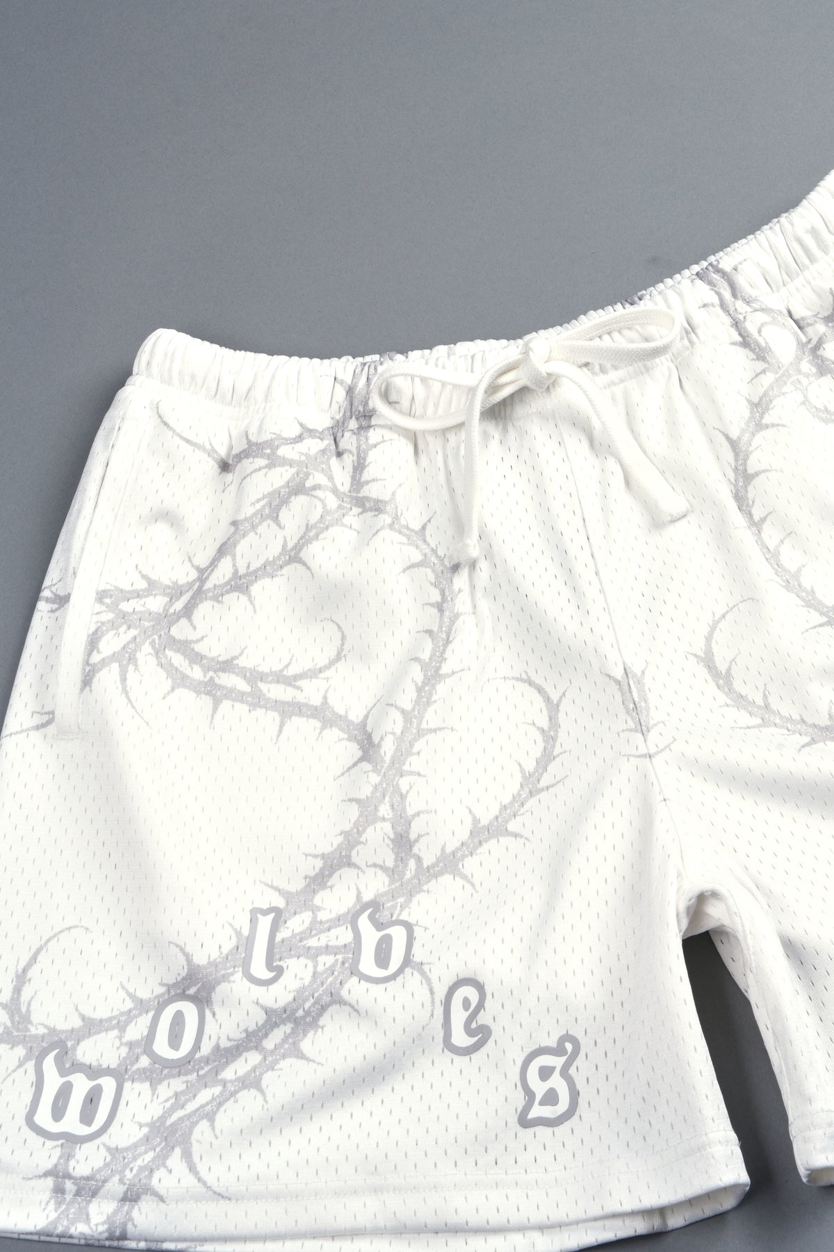 Thorns Frvr Mesh Shorts In White