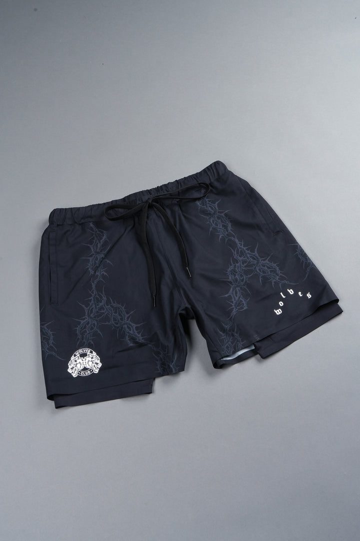 Exo Thorns Compression Shorts In Black