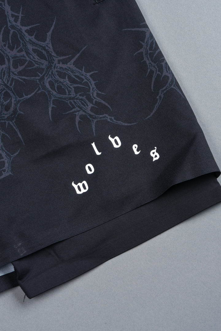 Exo Thorns Compression Shorts In Black