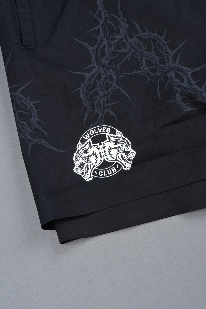 Exo Thorns Compression Shorts In Black