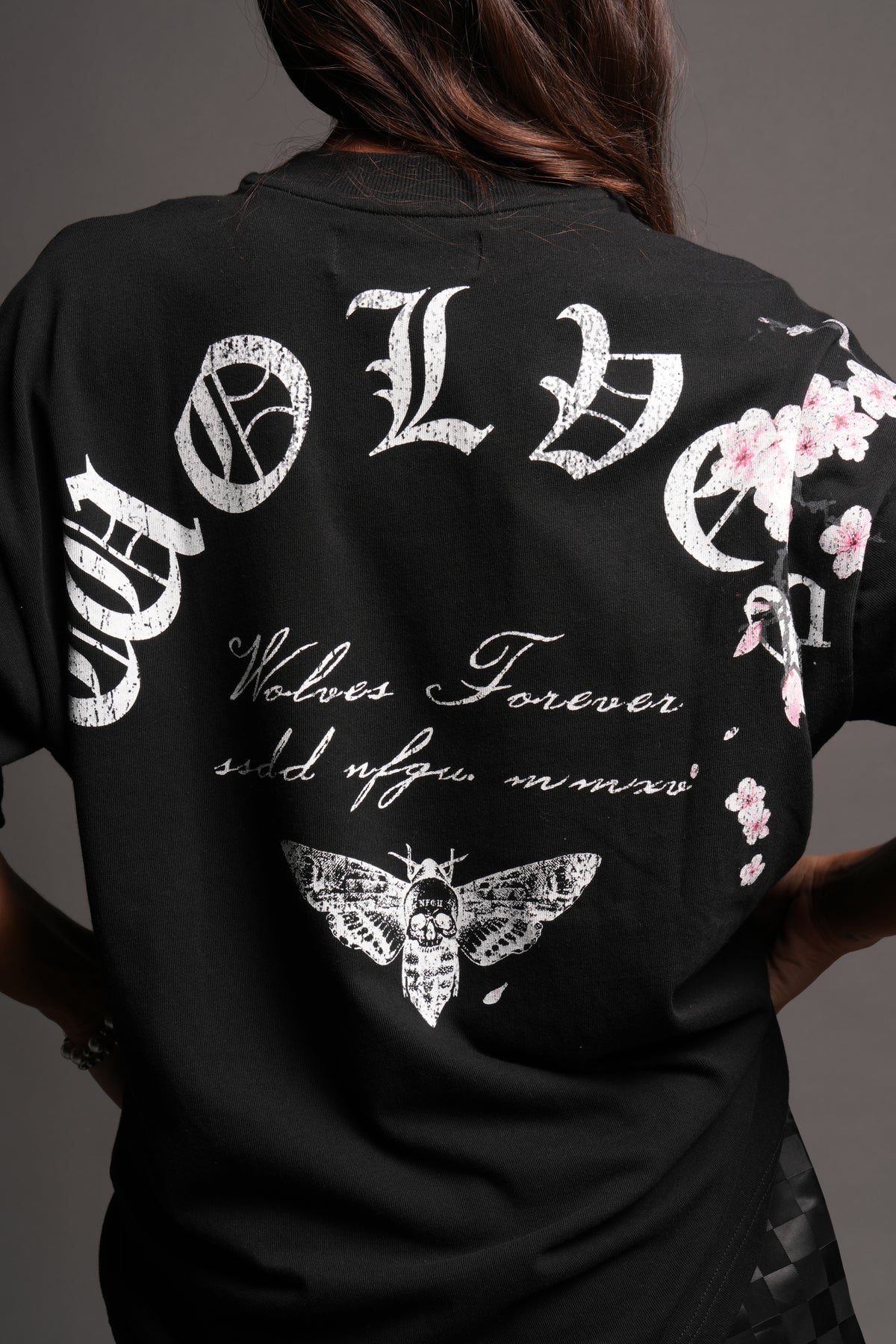 Sakura Summer Pump Cover In Black