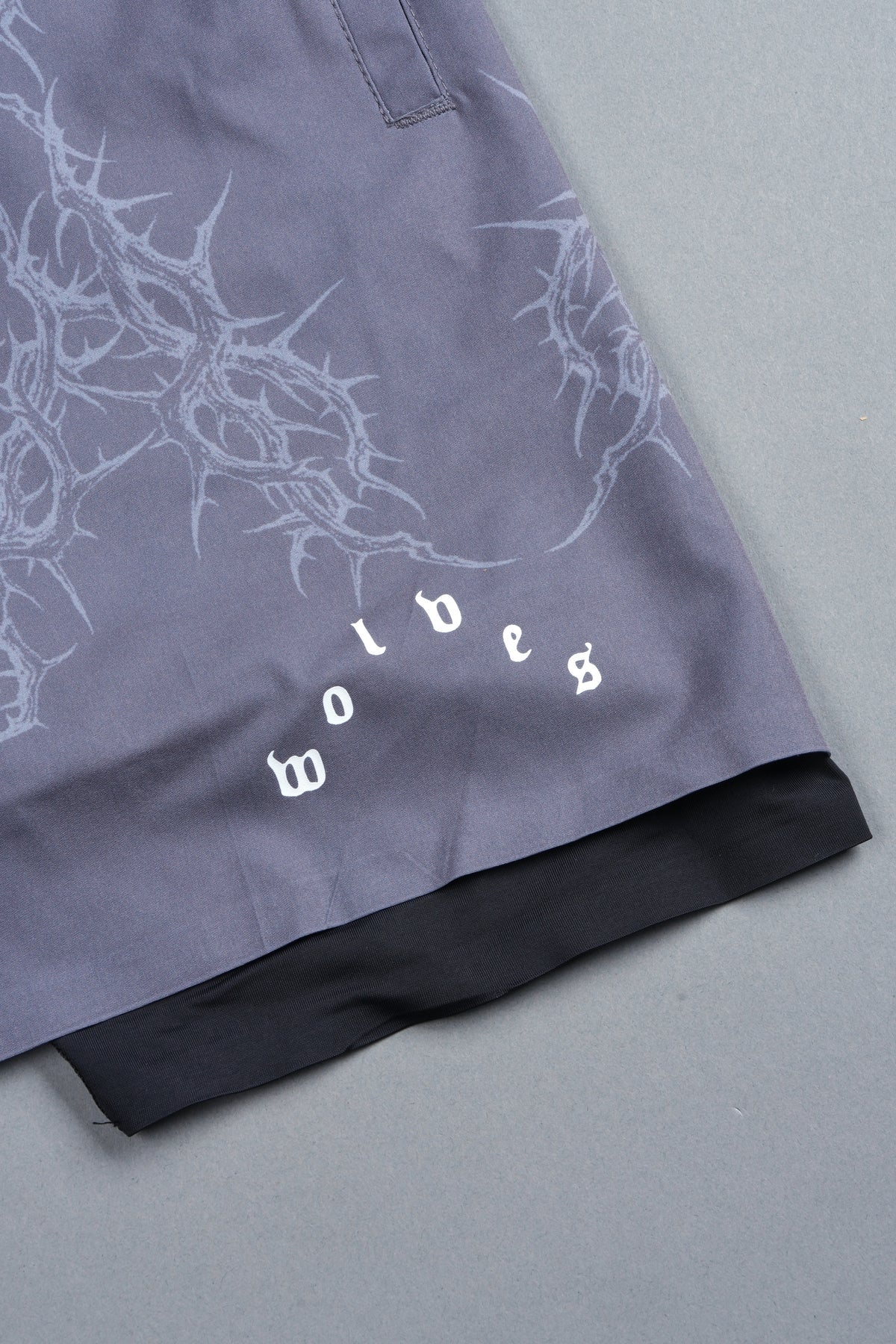 Exo Thorns Compression Shorts In Slate Gray