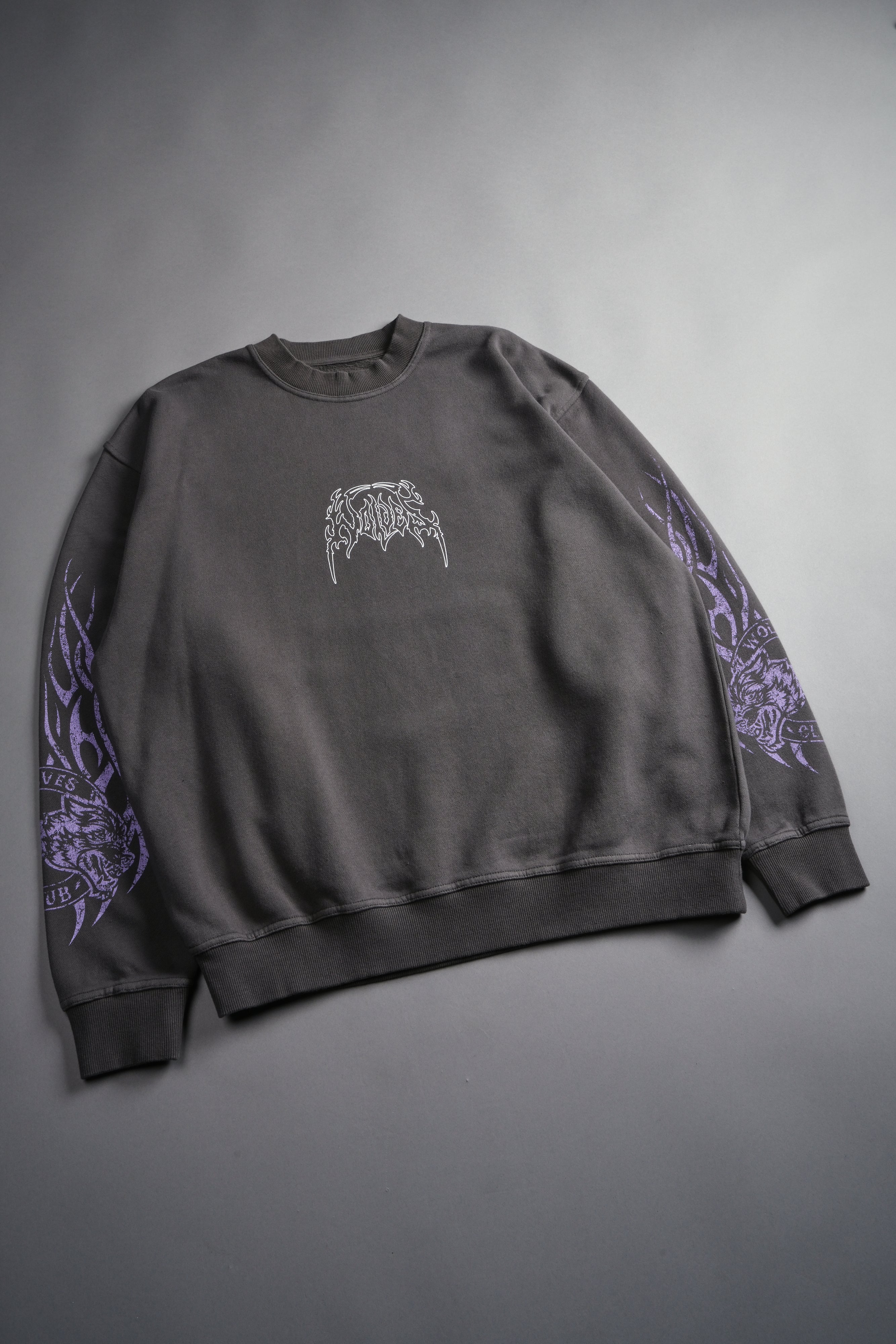 Finite Flame London Crewneck in Wolf Gray