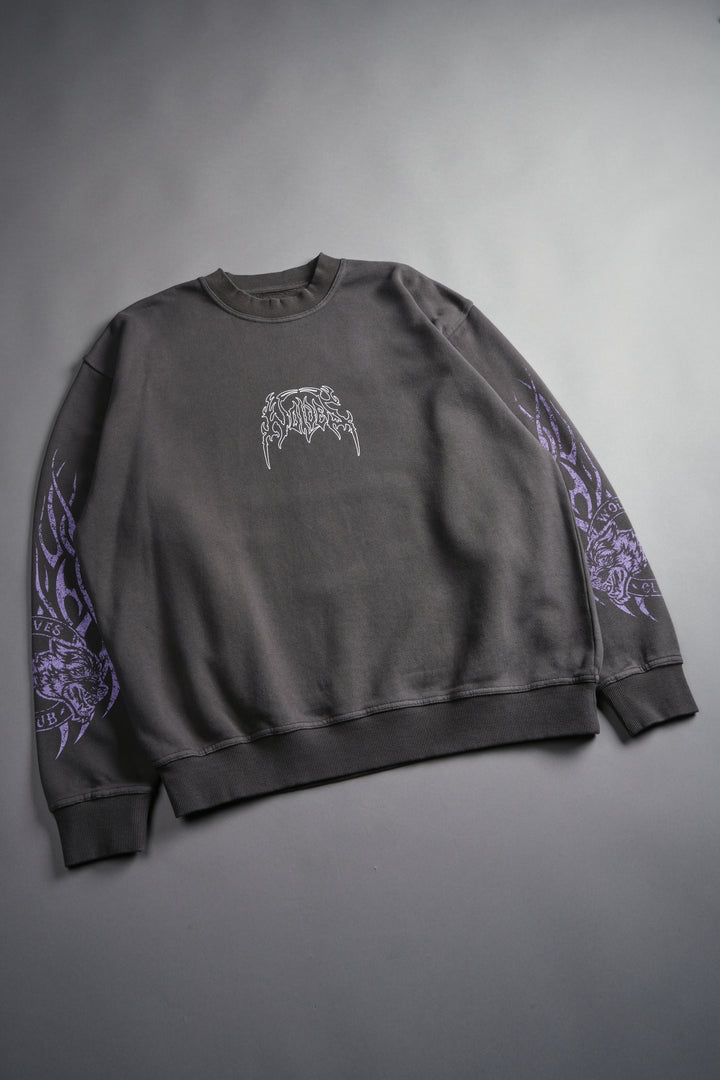 Finite Flame London Crewneck in Wolf Gray