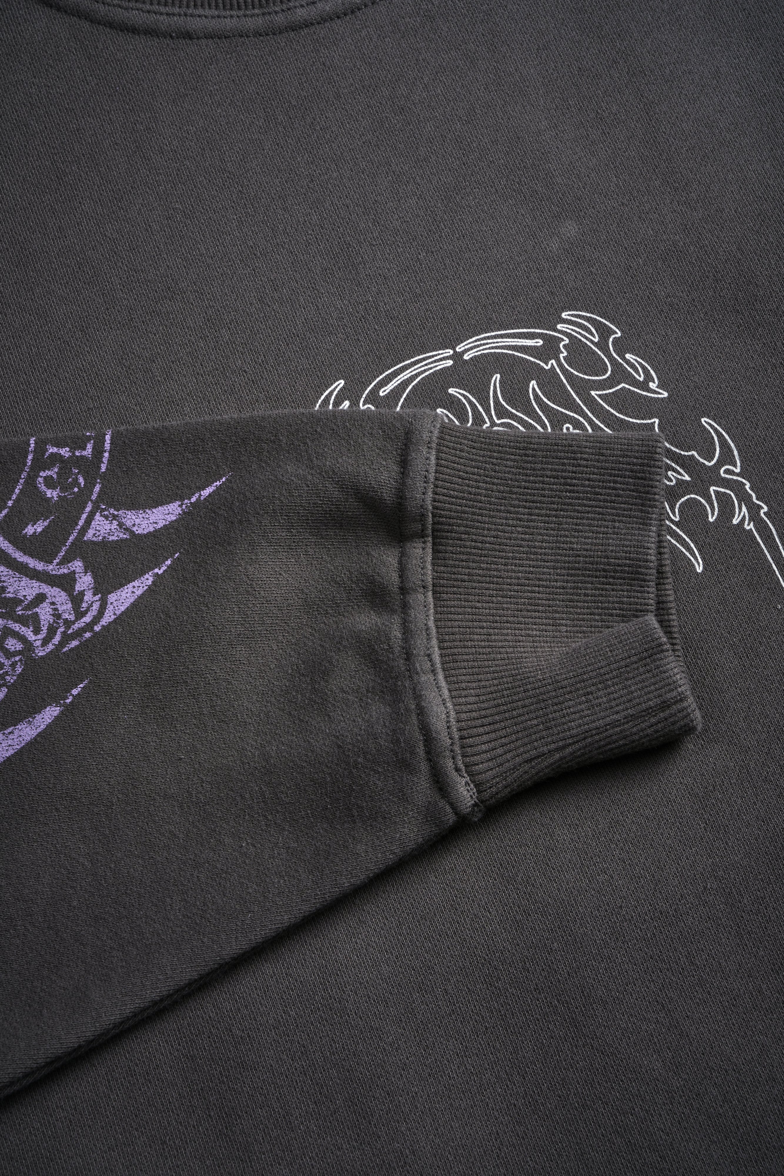 Finite Flame London Crewneck in Wolf Gray