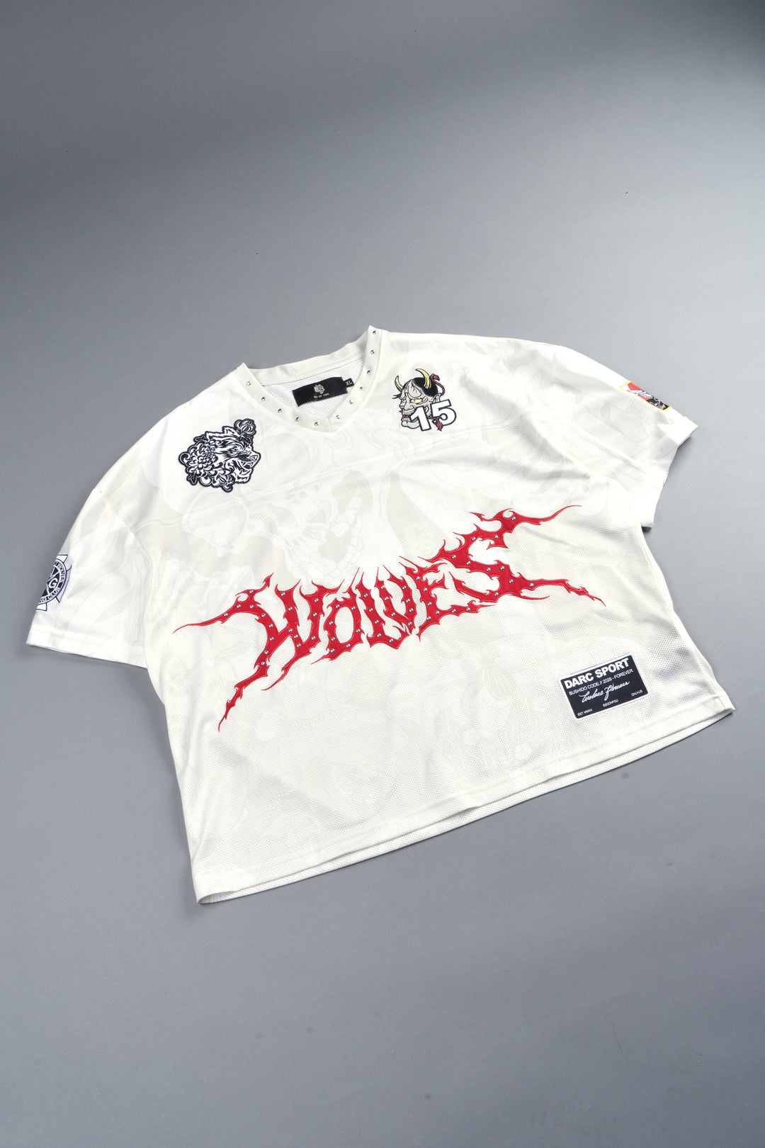 Gashadokuro Emmitt Football Jersey in Cream