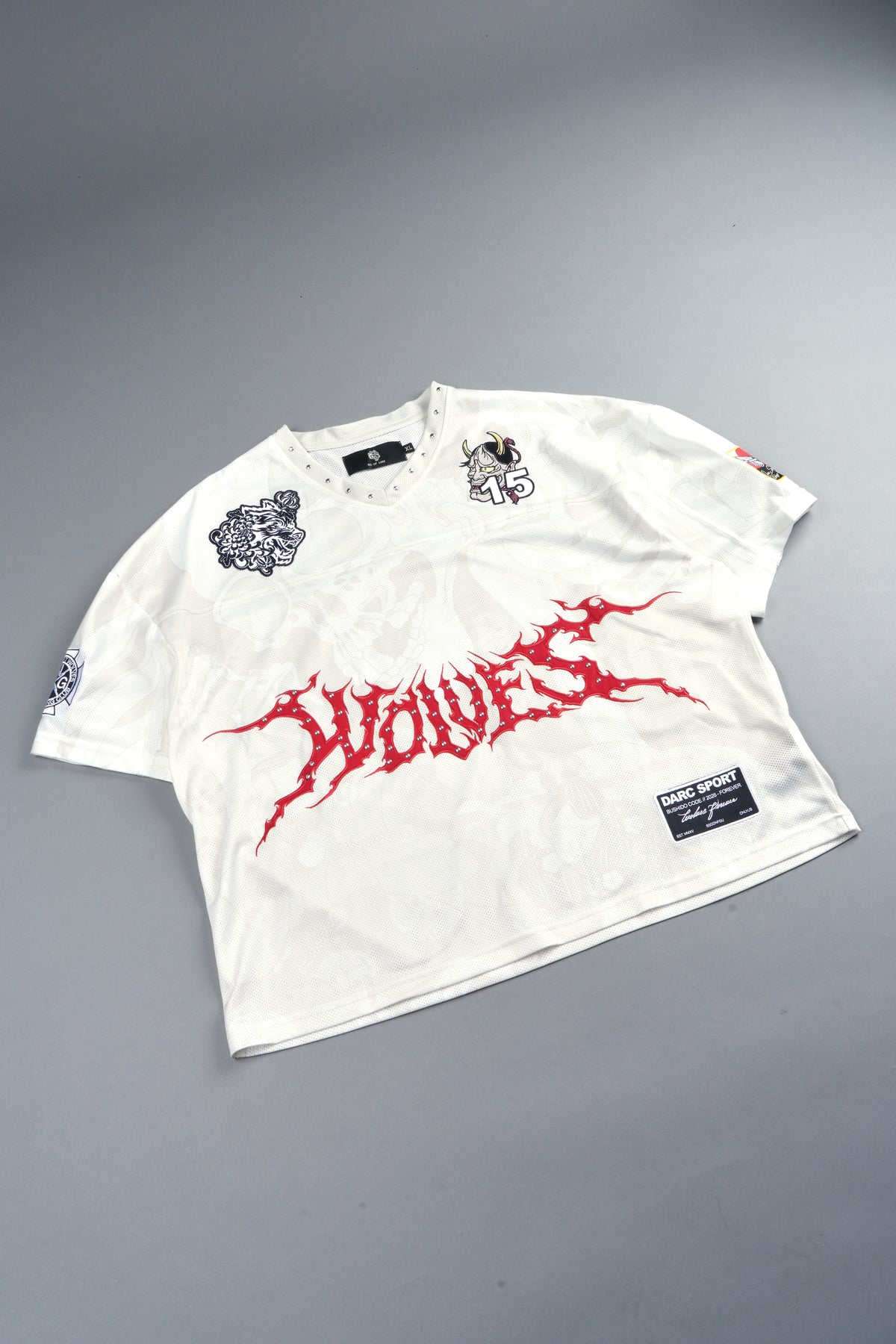 Gashadokuro Emmitt Football Jersey in Cream