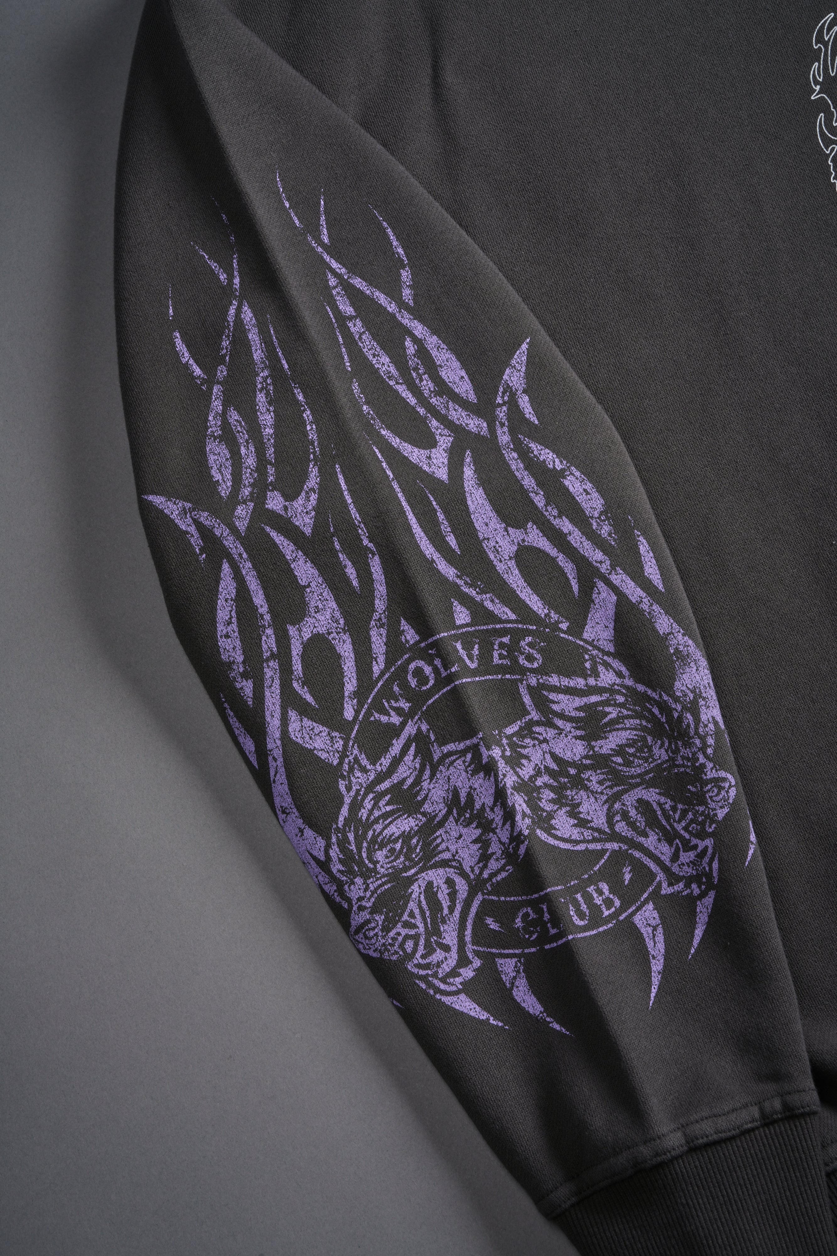 Finite Flame London Crewneck in Wolf Gray