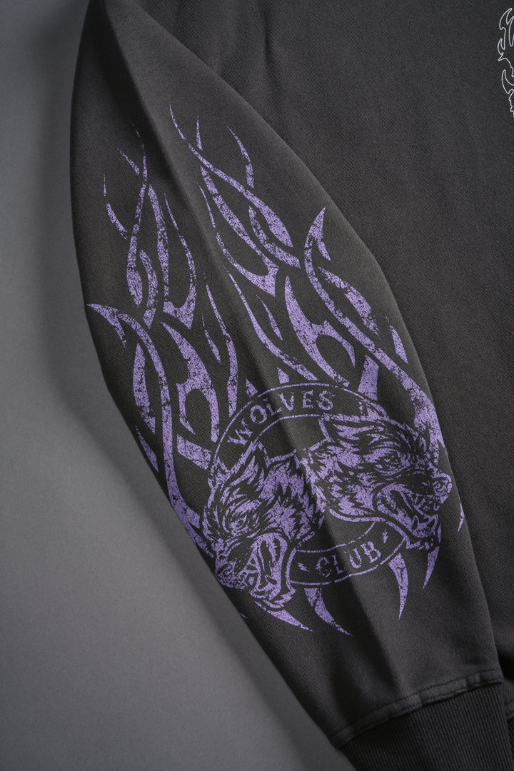 Finite Flame London Crewneck in Wolf Gray