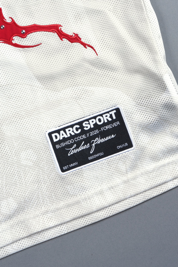 Gashadokuro Emmitt Football Jersey in Cream