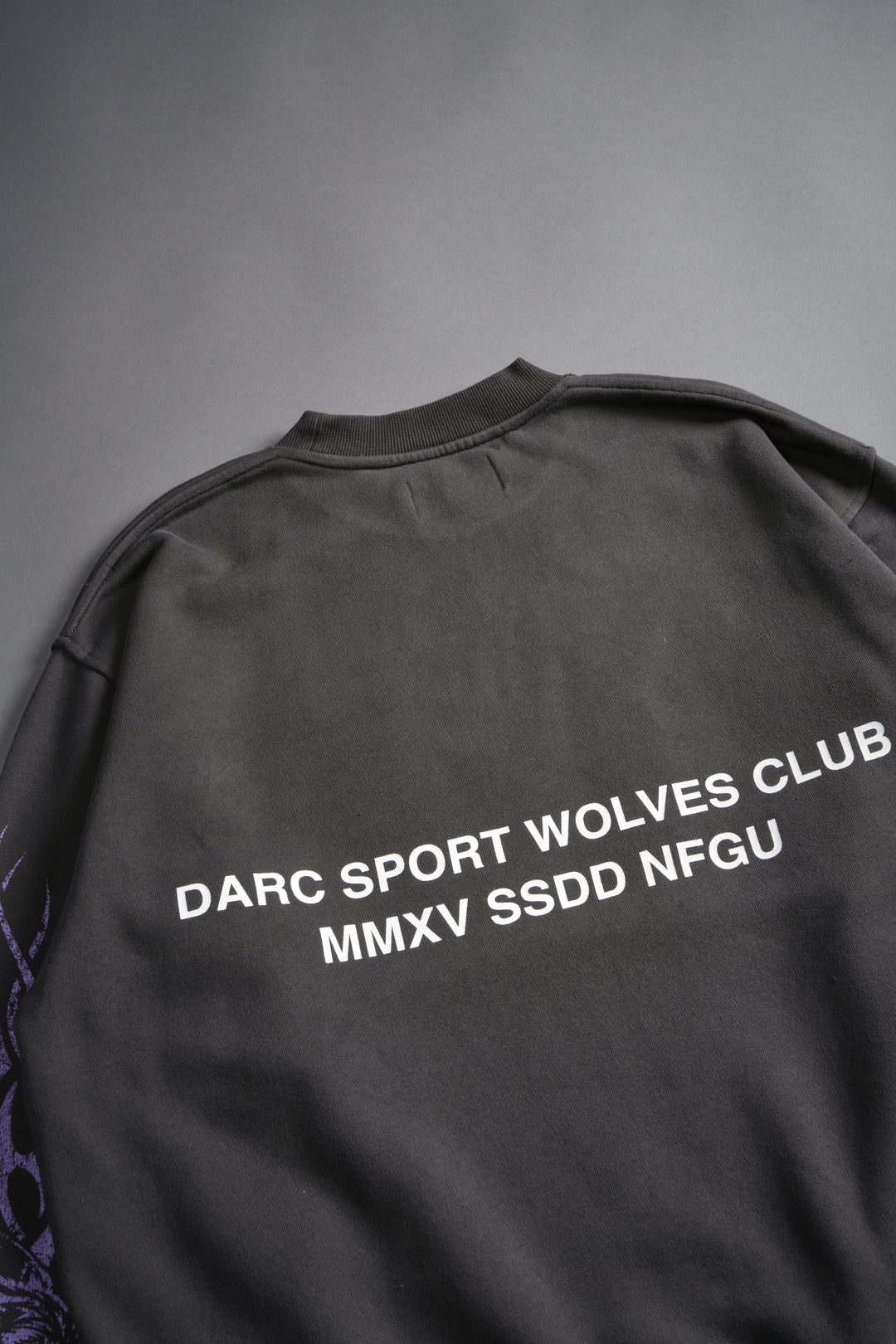Finite Flame London Crewneck in Wolf Gray