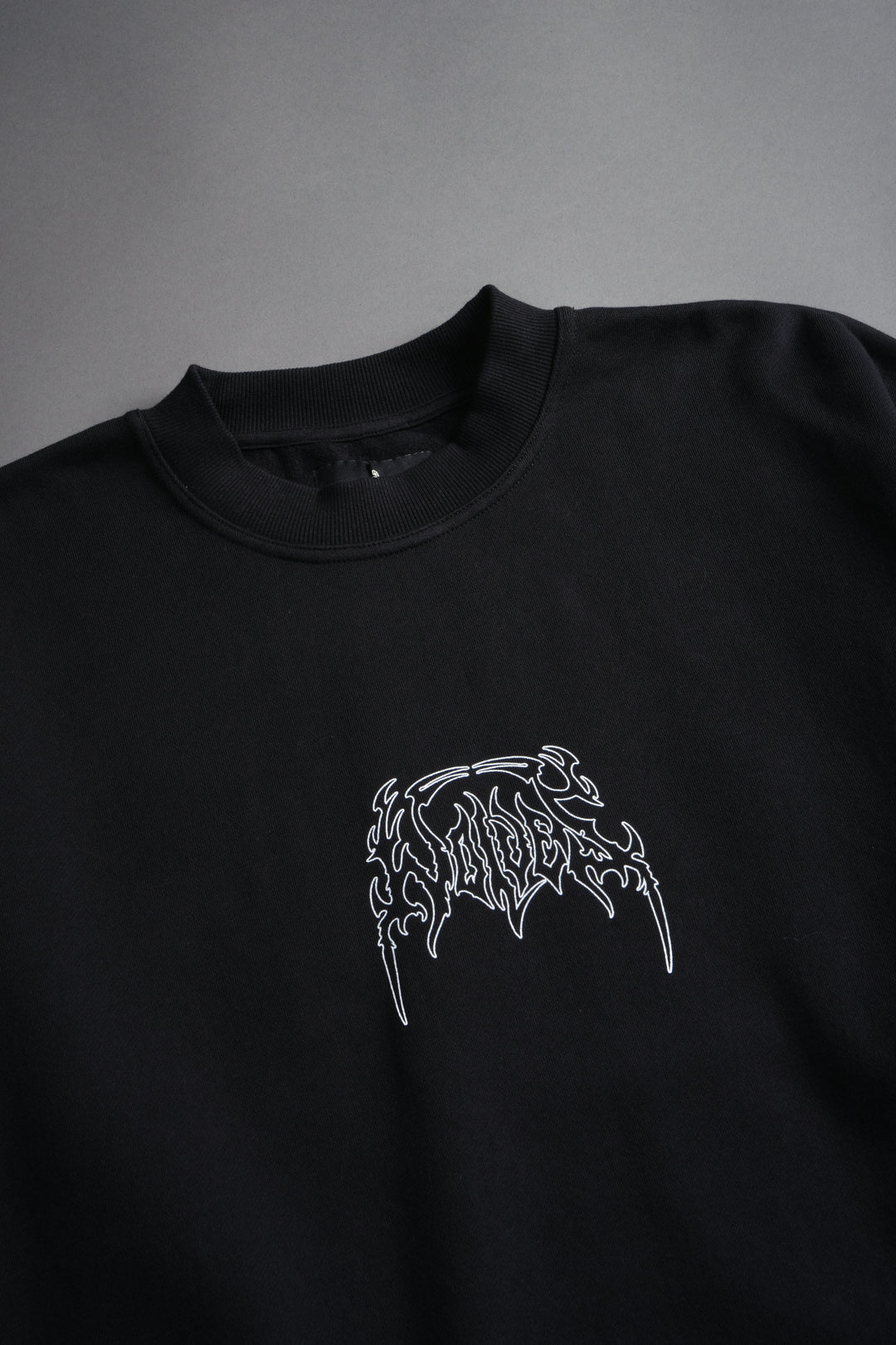 Finite Flame London Crewneck in Black