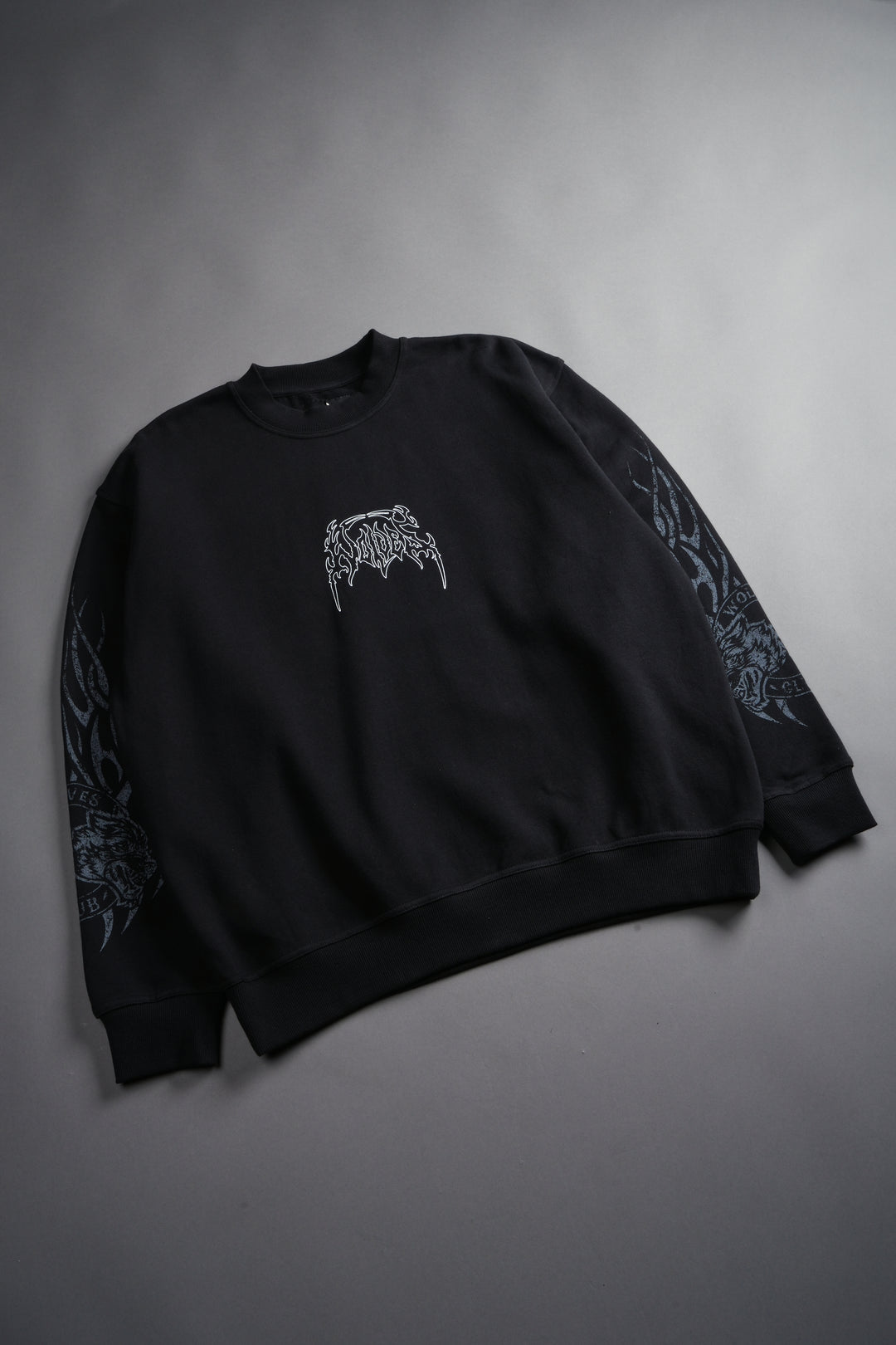 Finite Flame London Crewneck in Black