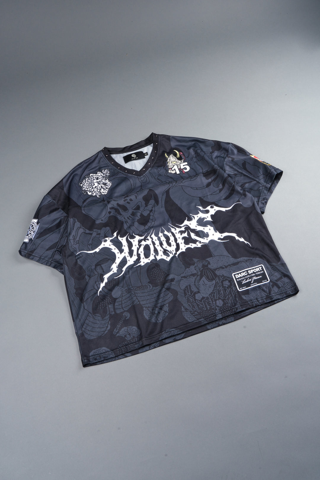 Gashadokuro Emmitt Football Jersey in Black