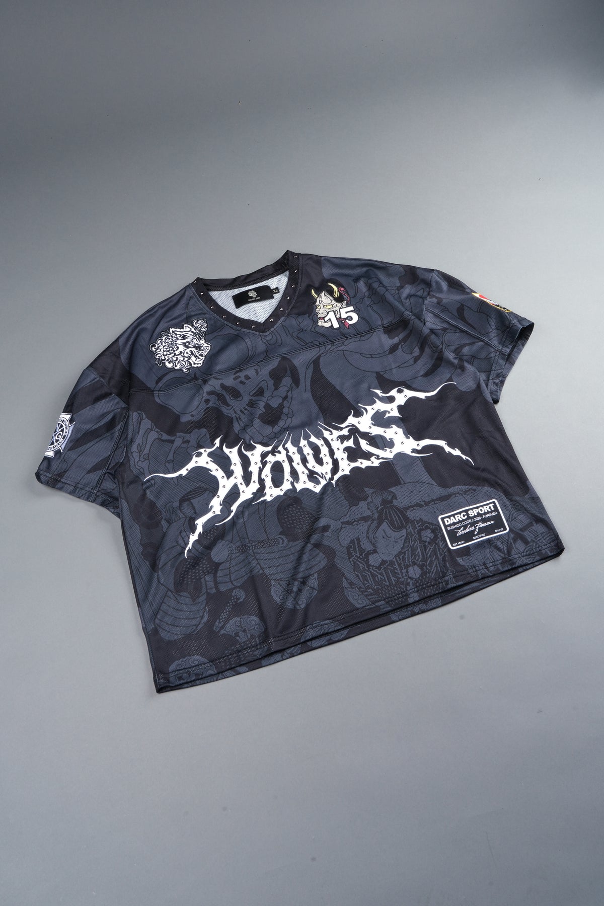 Gashadokuro Emmitt Football Jersey in Black