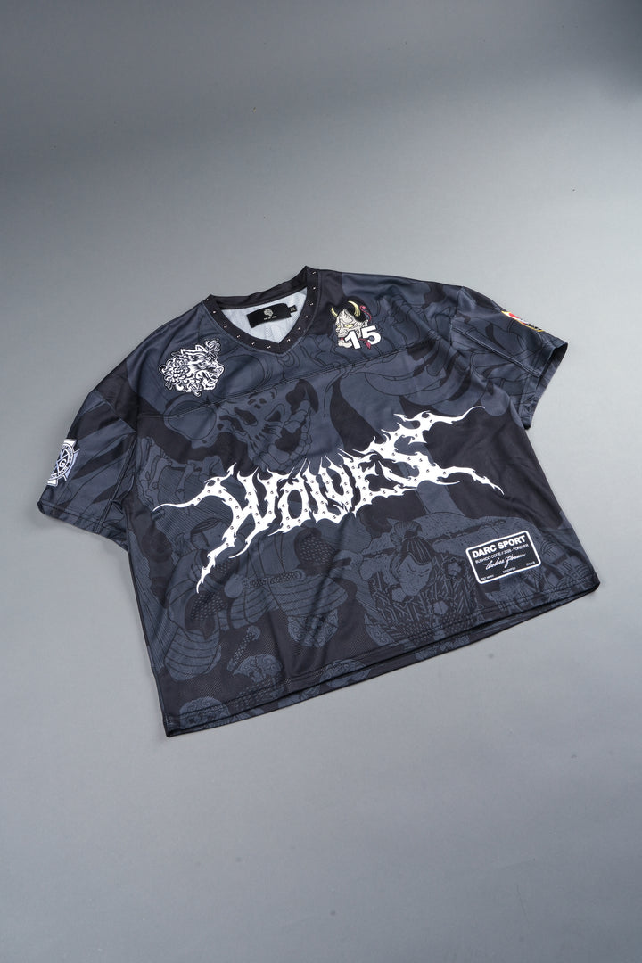 Gashadokuro Emmitt Football Jersey in Black