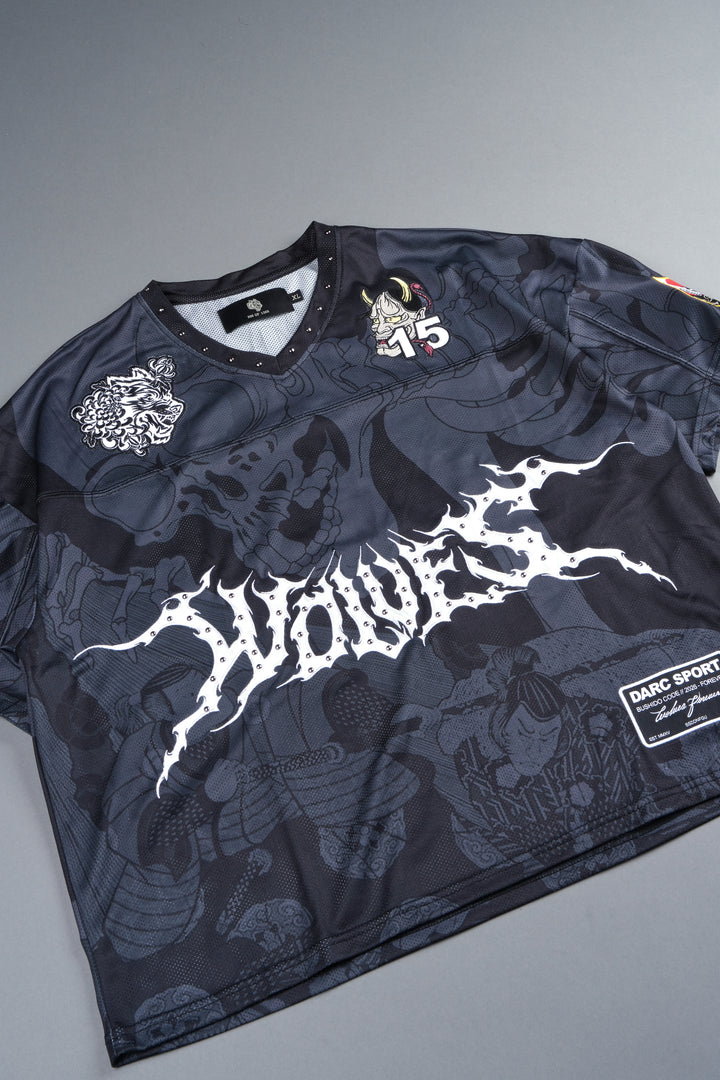 Gashadokuro Emmitt Football Jersey in Black