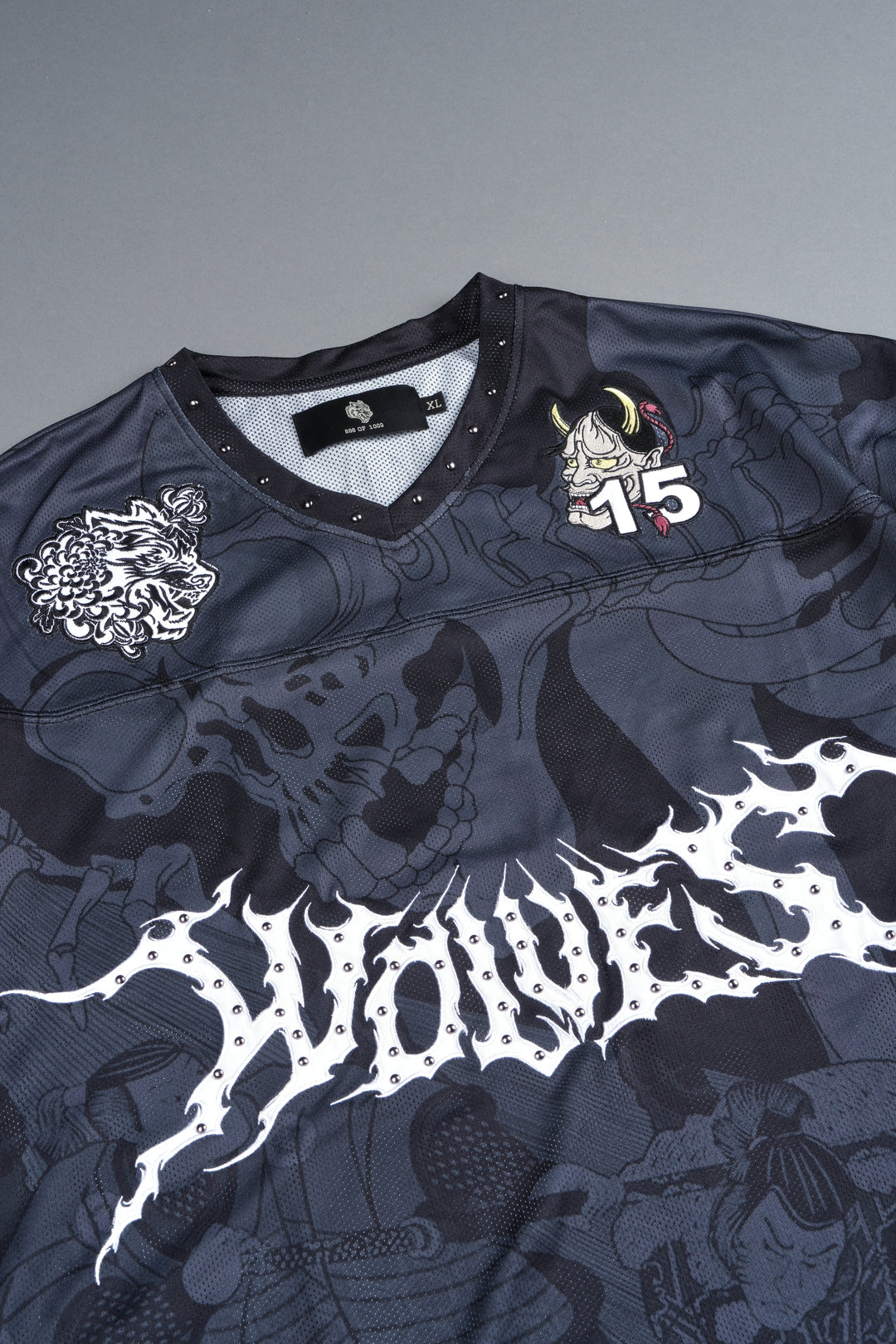 Gashadokuro Emmitt Football Jersey in Black