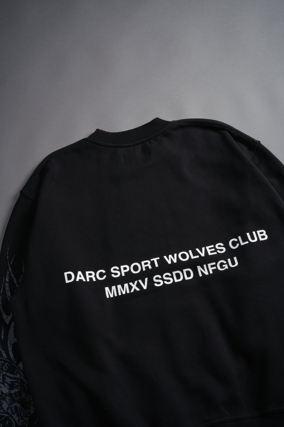 Finite Flame London Crewneck in Black