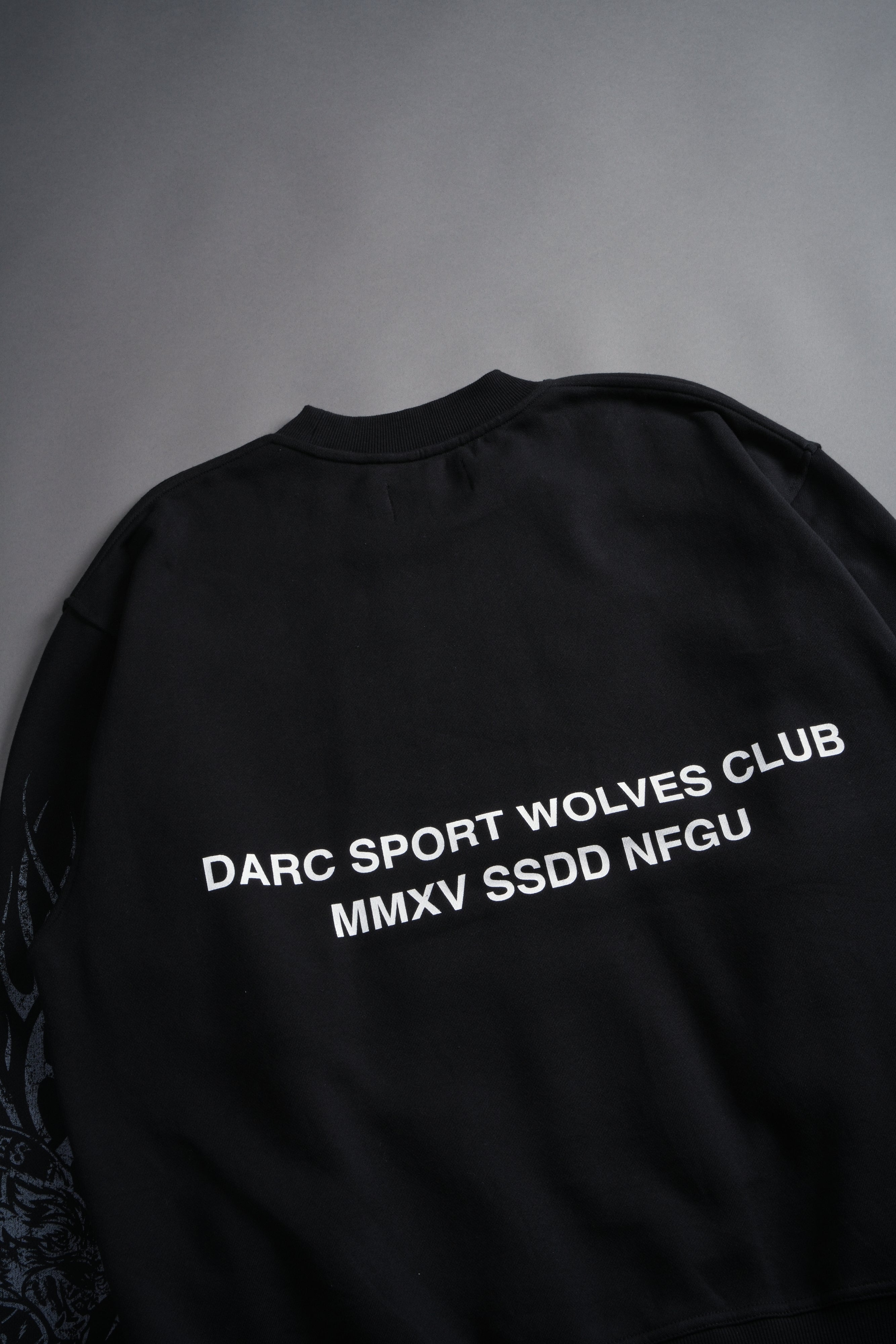 Finite Flame London Crewneck in Black
