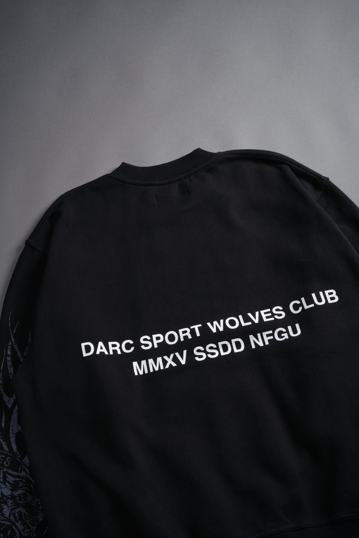 Finite Flame London Crewneck in Black
