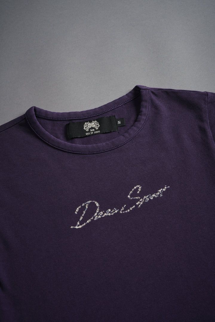 Darc Star "Baby" Tee in Phantom Purple