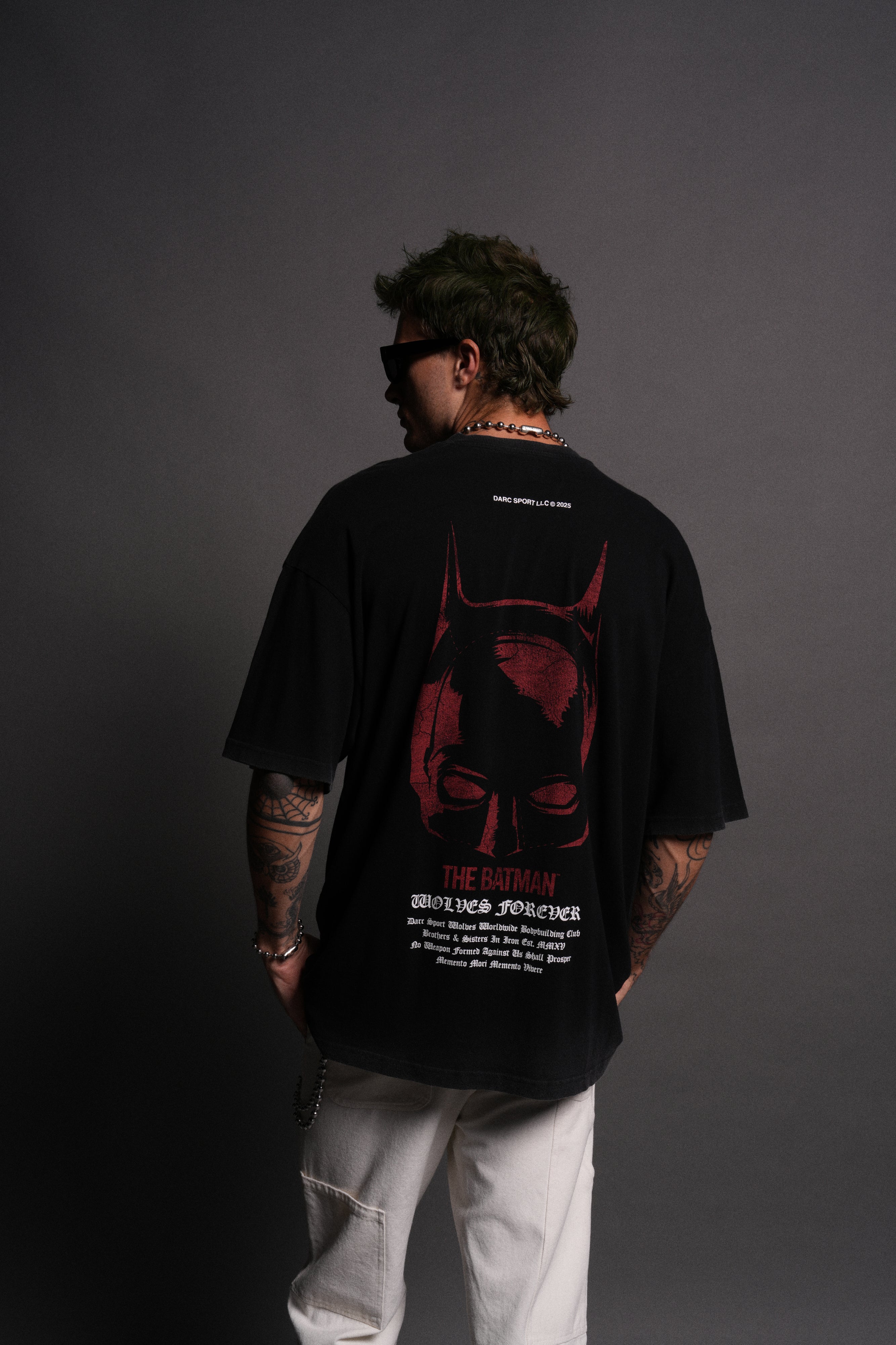 The Batman Forever "Premium" Oversized Tee in Black