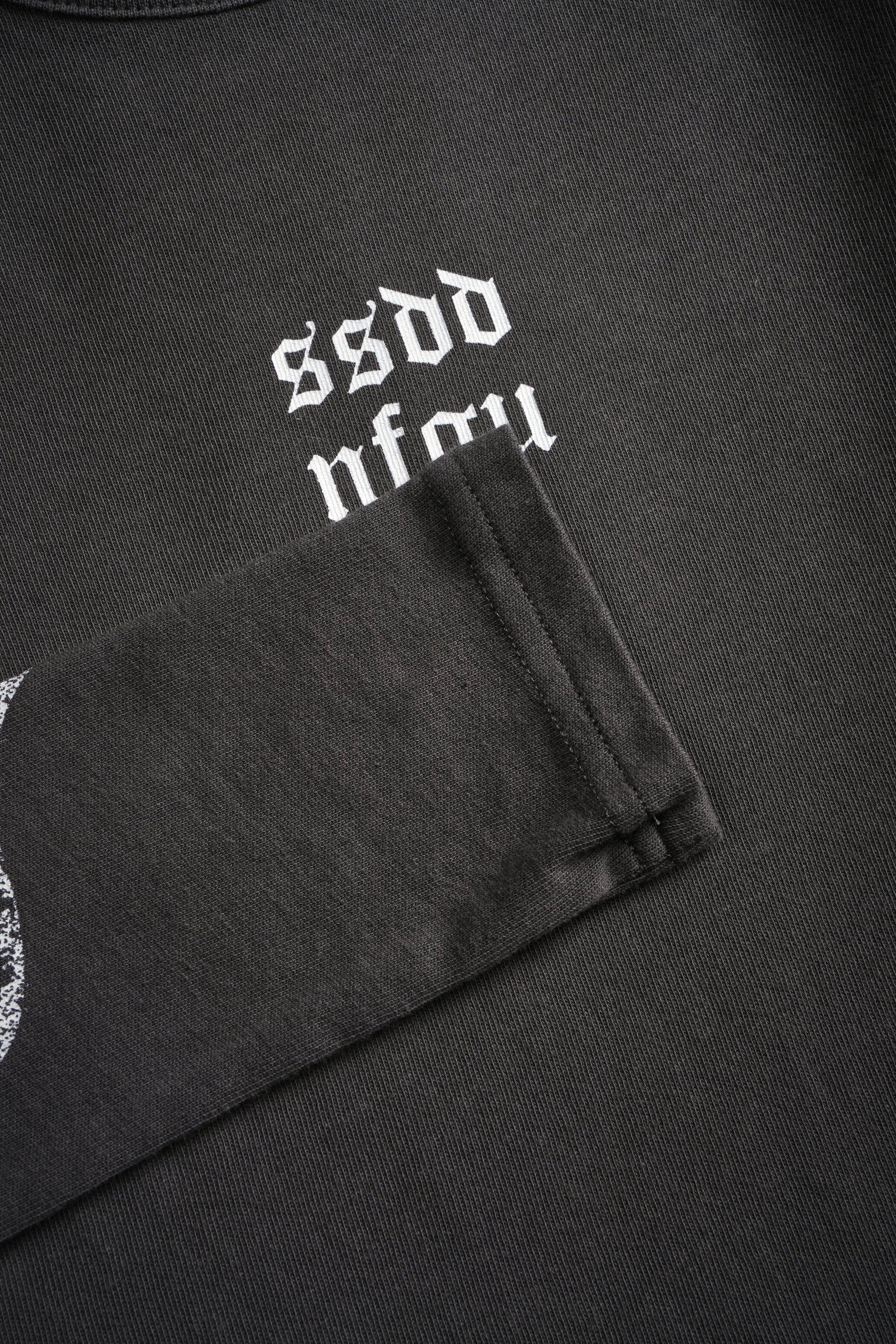Finite Flame L/S "Baby" Tee in Wolf Gray