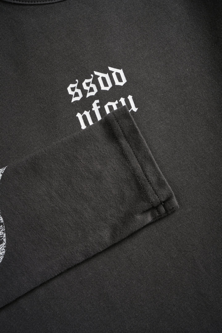 Finite Flame L/S "Baby" Tee in Wolf Gray