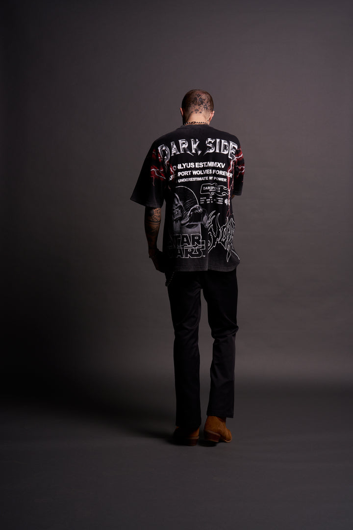 Come To The Dark Side "Premium" Oversized Tee in Black