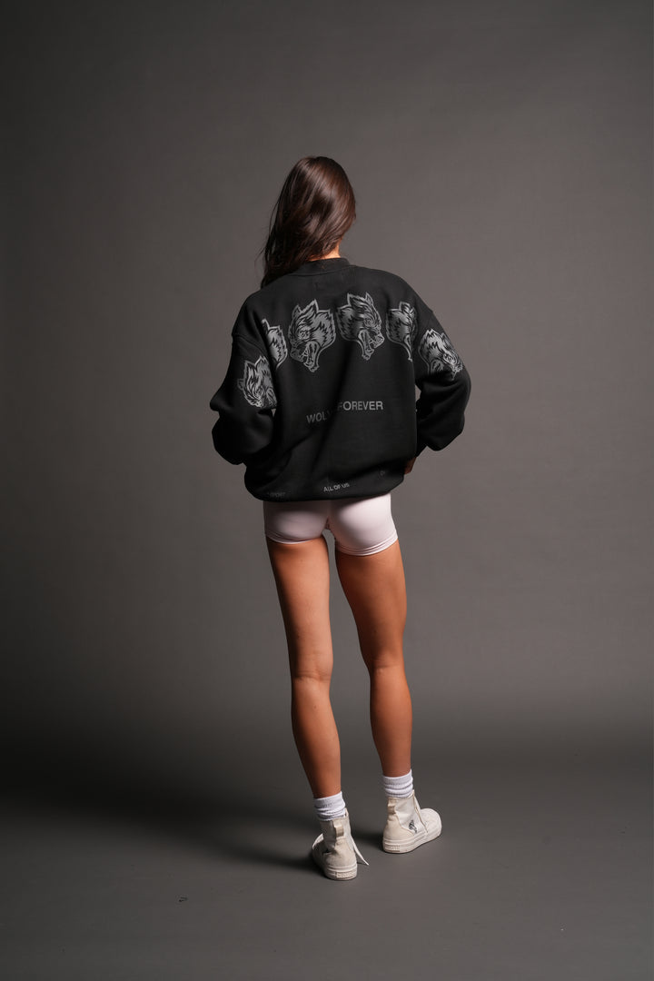 Wolves Have Your Back London Crewneck In Black