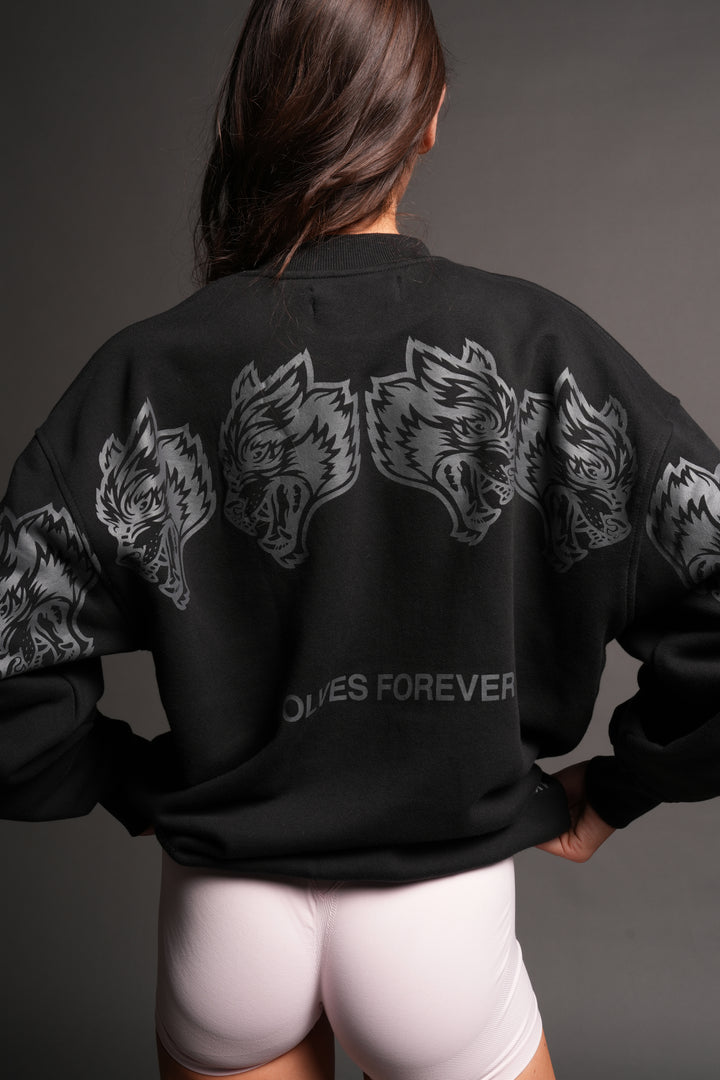 Wolves Have Your Back London Crewneck In Black