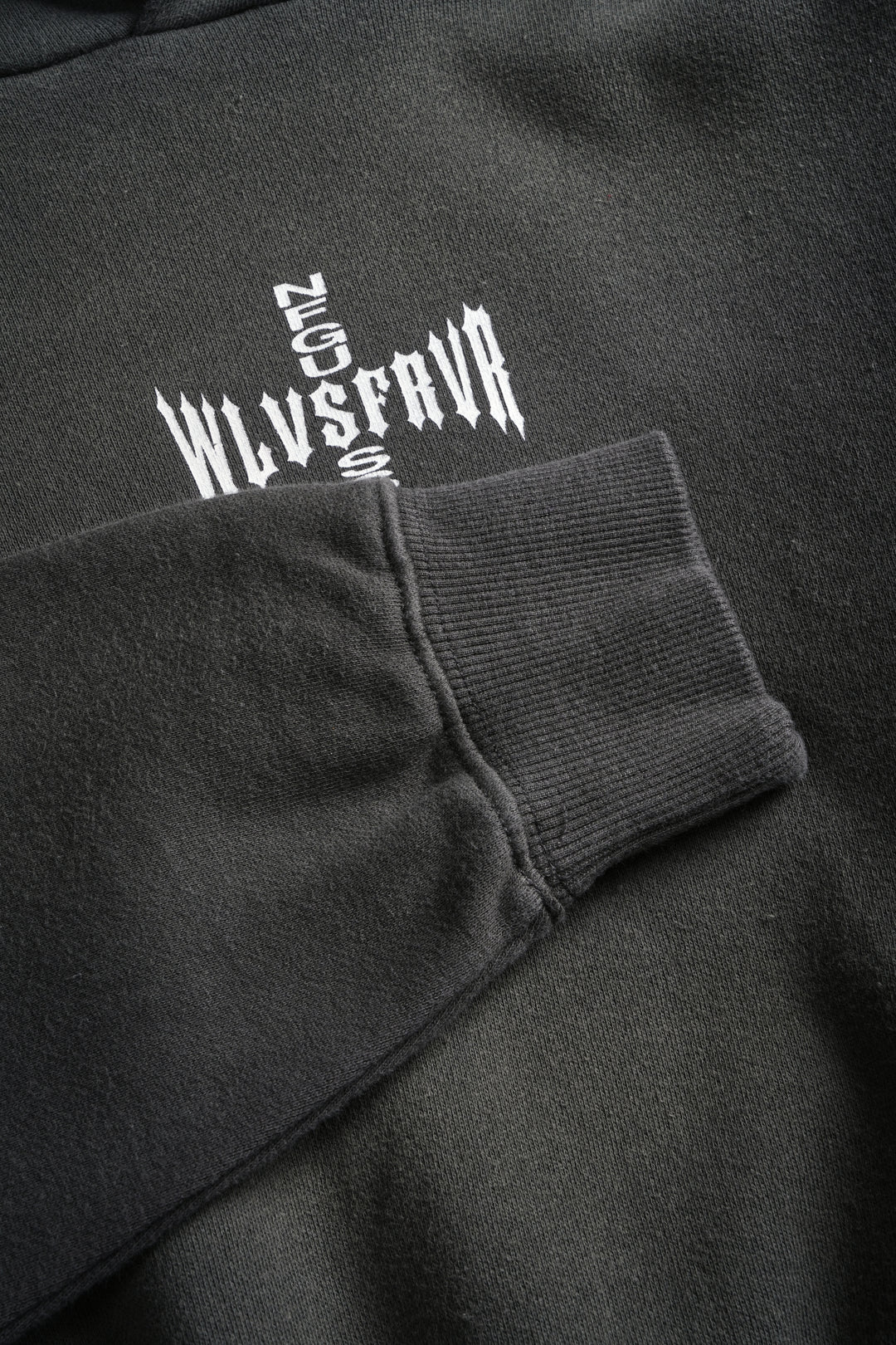 Finite Flame "Rose" She Hoodie in Wolf Gray Drift Wash