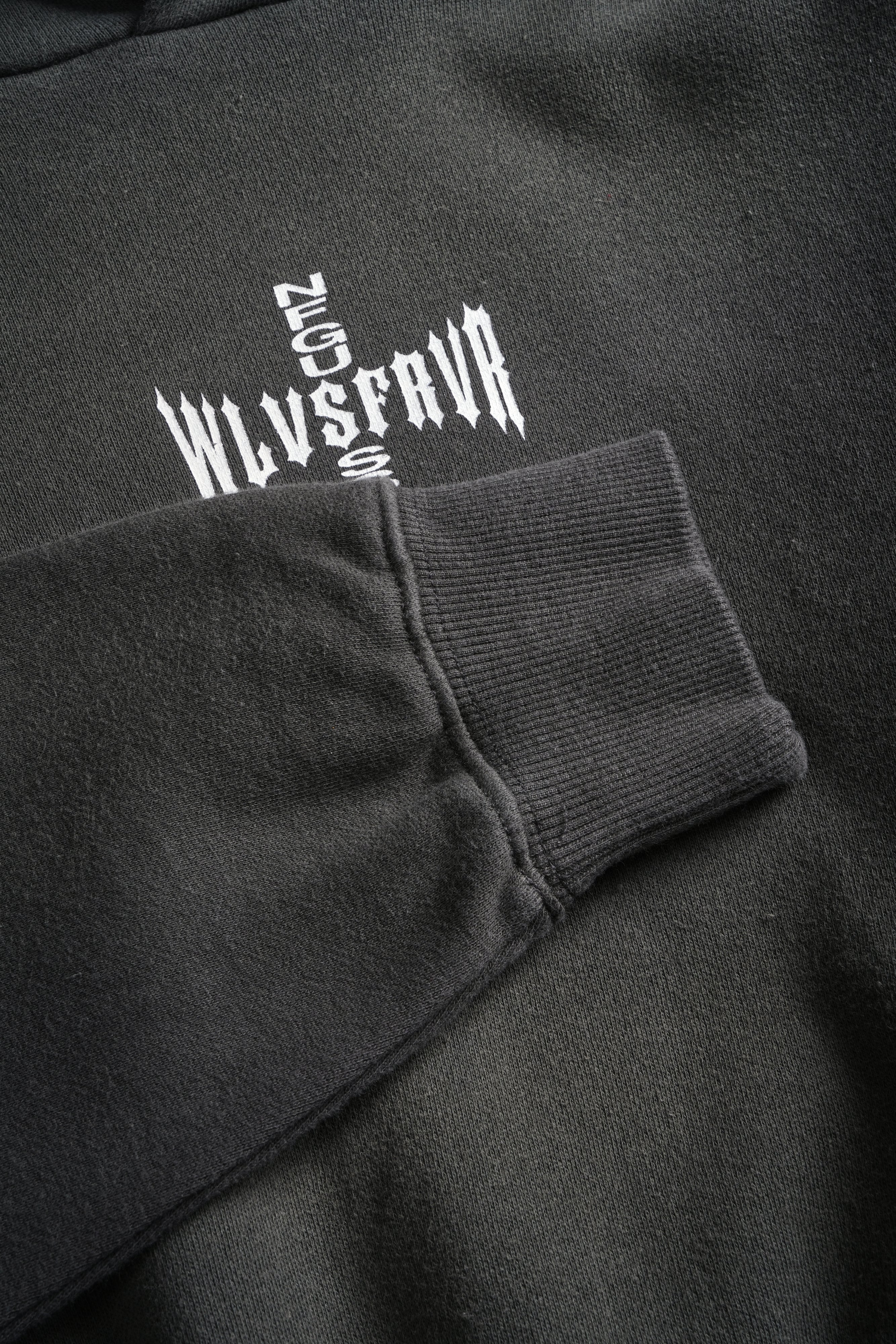Finite Flame "Rose" She Hoodie in Wolf Gray Drift Wash