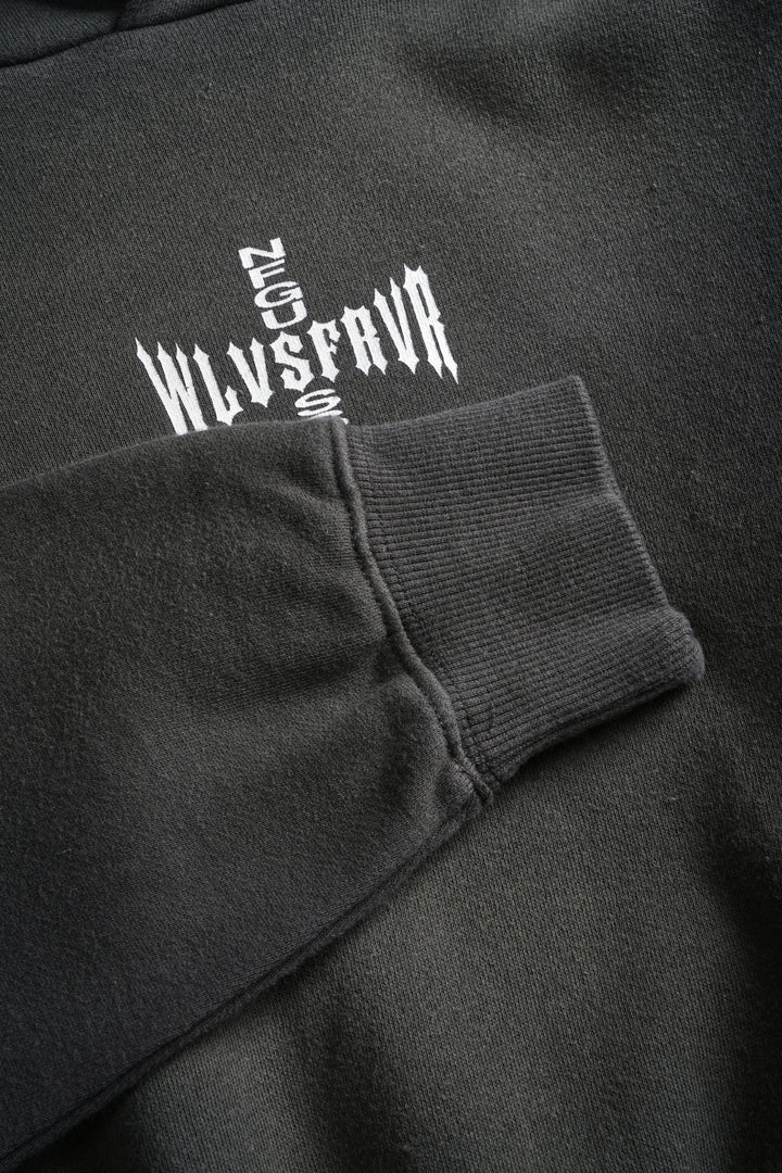 Finite Flame "Rose" She Hoodie in Wolf Gray Drift Wash