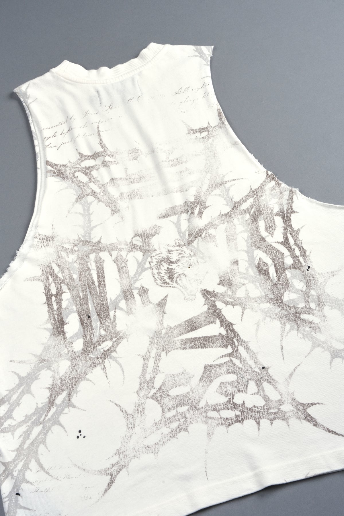 Thorns Frvr Tommy Muscle Tee In Cream