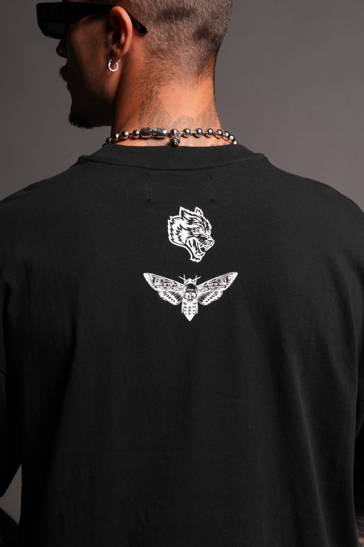 Reaper'S Calling Premium Oversized Tee In Black