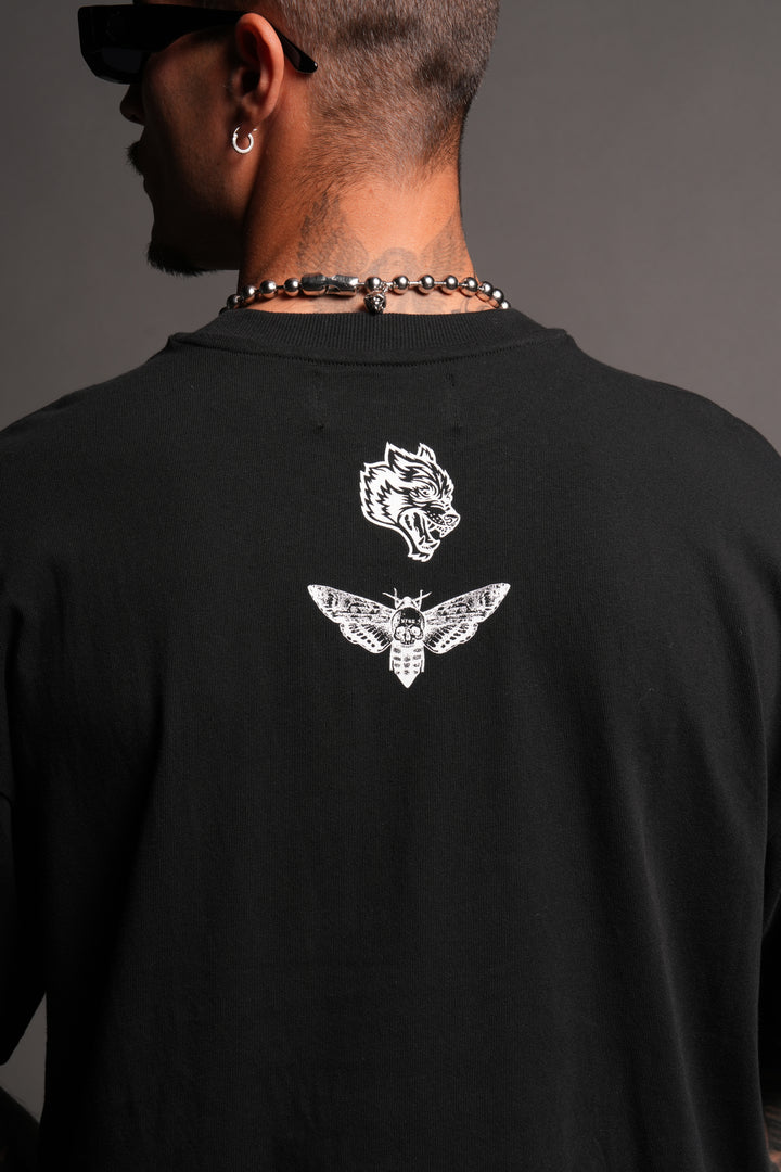Reaper'S Calling Premium Oversized Tee In Black